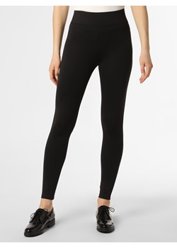 HUGO Legginsy Kobiety Sztuczne włókno czarny nadruk ze sklepu vangraaf w kategorii Spodnie damskie - zdjęcie 133197836