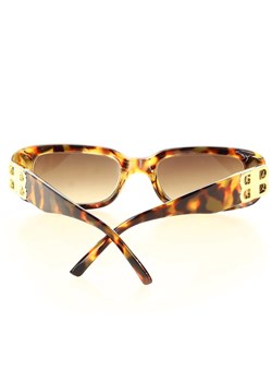 Prostokątne okulary przeciwsłoneczne damskie VOUGE STYLE brąz ze sklepu Verostilo w kategorii Okulary przeciwsłoneczne damskie - zdjęcie 133201915