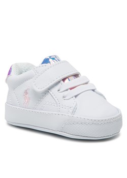 Sneakersy Polo Ralph Lauren - Theron Iv Ps RL100654 White/Pink ze sklepu eobuwie.pl w kategorii Buciki niemowlęce - zdjęcie 133224705
