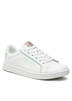 Sneakersy CROSS JEANS - JJ2R4025C White/Green ze sklepu eobuwie.pl w kategorii Trampki damskie - zdjęcie 133249445
