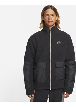 Męska dzianinowa kurtka z zamkiem na całej długości Nike Sportswear Sport Essentials+ - Czerń ze sklepu Nike poland w kategorii Kurtki męskie - zdjęcie 133269968