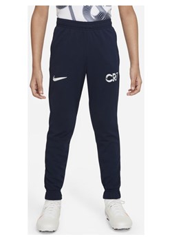 Spodnie piłkarskie z dzianiny dla dużych dzieci Nike Dri-FIT CR7 - Niebieski ze sklepu Nike poland w kategorii Spodnie chłopięce - zdjęcie 133270175