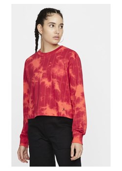 Damski T-shirt z długim rękawem Jordan (Her)itage - Czerwony ze sklepu Nike poland w kategorii Bluzki damskie - zdjęcie 133270306