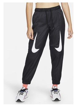Damskie spodnie z tkaniny ze średnim stanem Air Max Day Nike Sportswear - Czerń ze sklepu Nike poland w kategorii Spodnie damskie - zdjęcie 133270356