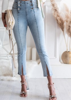 Spodnie jeansowe FL2238 ze sklepu Sklep Fason w kategorii Jeansy damskie - zdjęcie 133308308