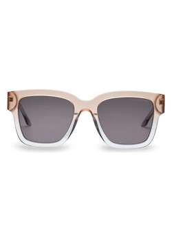 Damskie okulary przeciwsłoneczne "Cara" w kolorze brązowo-szarym