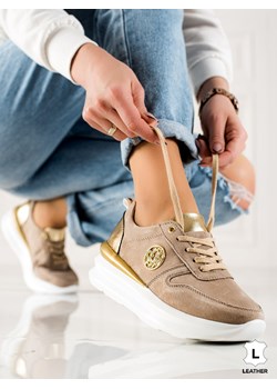 stylowe skórzane sneakersy ze sklepu czasnabuty.pl w kategorii Buty sportowe damskie - zdjęcie 133496397