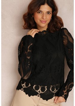 Czarna Bluzka Asoanthe ze sklepu Renee odzież w kategorii Bluzki damskie - zdjęcie 133497036