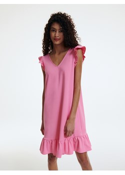 Reserved - Dzianinowa sukienka - Różowy ze sklepu Reserved w kategorii Sukienki - zdjęcie 133498859