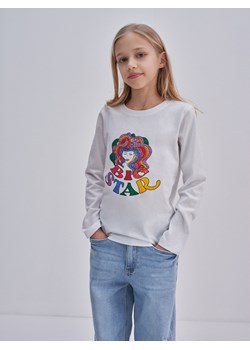 Bluzka dziewczęca longsleeve z kolorowym nadrukiem Alicja 101 ze sklepu Big Star w kategorii Bluzki dziewczęce - zdjęcie 133516939
