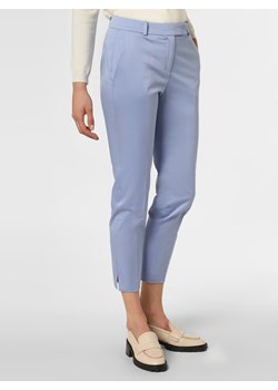 HUGO Spodnie Kobiety Bawełna jasnoniebieski jednolity ze sklepu vangraaf w kategorii Spodnie damskie - zdjęcie 133518796