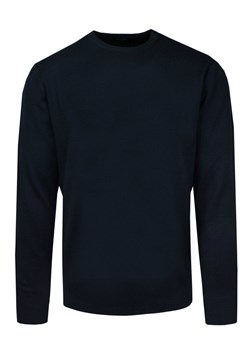 Sweter Męski Granatowy Cienki, Delikatny, z Okrągłym Dekoltem, U-neck -Baker&#039;s SWKOWbkrs172232navyU ze sklepu JegoSzafa.pl w kategorii Swetry męskie - zdjęcie 133614838