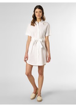 BOSS Sukienka damska Kobiety Bawełna biały jednolity ze sklepu vangraaf w kategorii Sukienki - zdjęcie 133623468