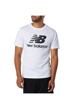 T-shirt męski New Balance z krótkim rękawem z napisami 