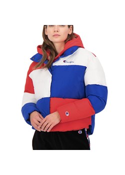 CHAMPION COLOUR BLOCK CROPPED PUFFED JACKET > 112347-BS008 ze sklepu streetstyle24.pl w kategorii Kurtki damskie - zdjęcie 133661486