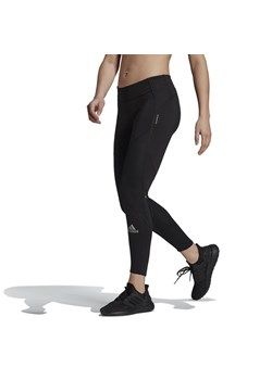 Legignsy adidas Fast Running Primeblue Leggings GH6850 - czarne ze sklepu streetstyle24.pl w kategorii Spodnie damskie - zdjęcie 133661757