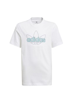 T-shirt chłopięce Adidas na lato biały 