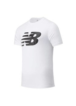 Koszulka New Balance MT03919WT - biała ze sklepu streetstyle24.pl w kategorii T-shirty męskie - zdjęcie 133663388
