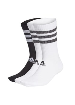 adidas Glam 3-Stripes Cushioned Crew Sport Socks 3 Pairs > GP3543 ze sklepu streetstyle24.pl w kategorii Skarpetki damskie - zdjęcie 133663417