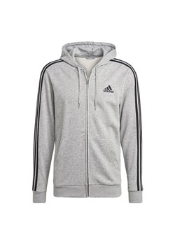 adidas Essentials French Terry 3-Stripes Full Zip Hoodie > GK9034 ze sklepu streetstyle24.pl w kategorii Bluzy męskie - zdjęcie 133664086