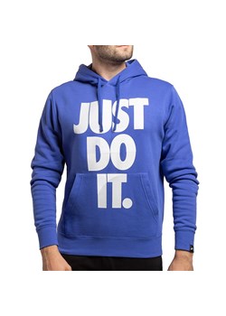 Niebieska bluza męska Nike z napisem 