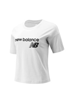 Koszulka New Balance WT03805WT - biała ze sklepu streetstyle24.pl w kategorii Bluzki damskie - zdjęcie 133664539