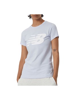 Koszulka New Balance WT03816SIY - fioletowa ze sklepu streetstyle24.pl w kategorii Bluzki damskie - zdjęcie 133664556