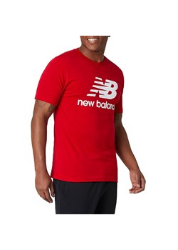 Koszulka New Balance MT01575REP - czerwona ze sklepu streetstyle24.pl w kategorii T-shirty męskie - zdjęcie 133664797