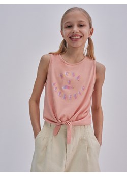 Top dziewczęcy z dzianiny bambusowej różowy Jagienka 702 ze sklepu Big Star w kategorii Bluzki dziewczęce - zdjęcie 133677455
