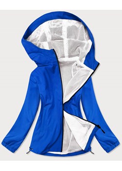 Letnia kurtka damska na podszewce niebieska (hh036-9) ze sklepu goodlookin.pl w kategorii Kurtki damskie - zdjęcie 133987285