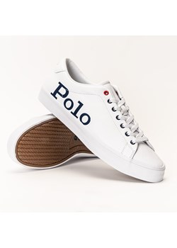 Trampki męskie Polo Ralph Lauren sportowe skórzane białe sznurowane 