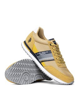 Sneakersy męskie żółte U.S. Polo Assn. XIRIO002-YEL003 ze sklepu Sneaker Peeker w kategorii Buty sportowe męskie - zdjęcie 134087089