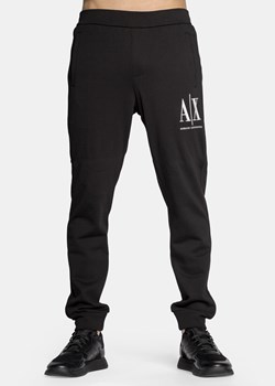 Spodnie dresowe męskie czarne Armani Exchange 8NZPPA ZJ1ZZ 1200 ze sklepu Sneaker Peeker w kategorii Spodnie męskie - zdjęcie 134087169