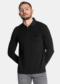 T-shirt męski Armani Exchange czarny z długim rękawem 