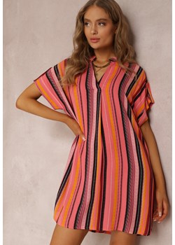 Ciemnoróżowa Sukienka Phaenusa ze sklepu Renee odzież w kategorii Sukienki - zdjęcie 134160438