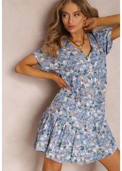 Niebieska Sukienka Palolis ze sklepu Renee odzież w kategorii Sukienki - zdjęcie 134160448
