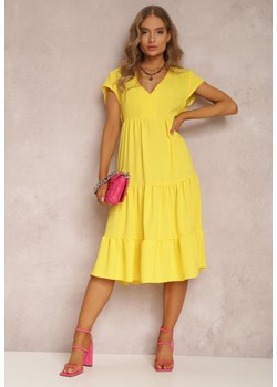 Żółta Sukienka Egeira ze sklepu Renee odzież w kategorii Sukienki - zdjęcie 134160568