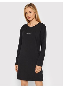 Sukienka Calvin Klein Underwear z okrągłym dekoltem prosta casual z długim rękawem 