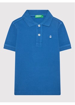 United Colors Of Benetton Polo 3089C3135 Niebieski Regular Fit ze sklepu MODIVO w kategorii T-shirty chłopięce - zdjęcie 134265566