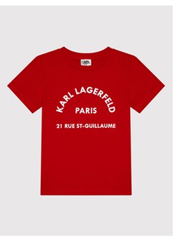Karl Lagerfeld t-shirt chłopięce czerwony 