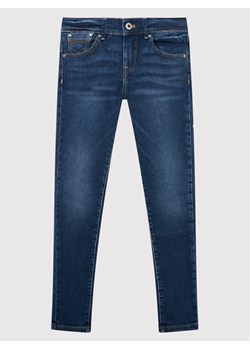 Pepe Jeans Jeansy Pixlette PG200242 Granatowy Skinny Fit ze sklepu MODIVO w kategorii Spodnie dziewczęce - zdjęcie 134269336