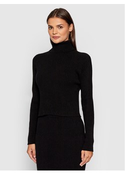 Sweter damski czarny Kontatto casual 