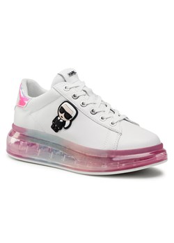 Buty sportowe damskie białe Karl Lagerfeld sneakersy wiązane 
