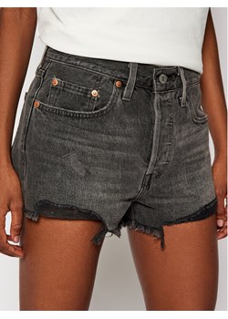 Levi's® Szorty jeansowe 501 High Rise 56327-0070 Czarny Regular Fit ze sklepu MODIVO w kategorii Szorty - zdjęcie 134373445