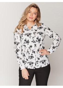 Bawełniana koszula ze wzorem w kwiaty Bialcon ze sklepu Eye For Fashion w kategorii Koszule damskie - zdjęcie 134377416