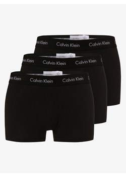 Calvin Klein Obcisłe bokserki Mężczyźni Bawełna czarny jednolity ze sklepu vangraaf w kategorii Majtki męskie - zdjęcie 134377489