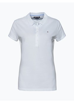 Tommy Hilfiger Damska koszulka polo Kobiety Bawełna biały jednolity ze sklepu vangraaf w kategorii Bluzki damskie - zdjęcie 134377595