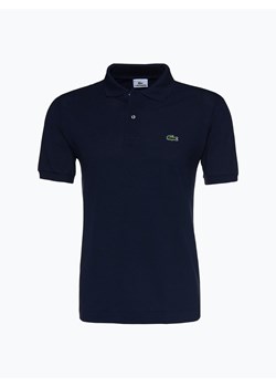 Lacoste Męska koszulka polo Mężczyźni Bawełna granatowy jednolity ze sklepu vangraaf w kategorii T-shirty męskie - zdjęcie 134377605