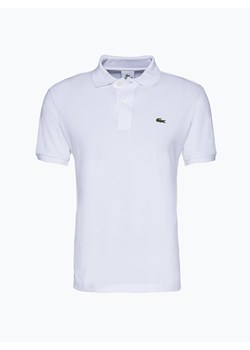 Lacoste Męska koszulka polo Mężczyźni Bawełna biały jednolity ze sklepu vangraaf w kategorii T-shirty męskie - zdjęcie 134377606