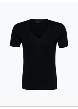 Drykorn T-shirt męski Mężczyźni Bawełna czarny jednolity ze sklepu vangraaf w kategorii T-shirty męskie - zdjęcie 134377608